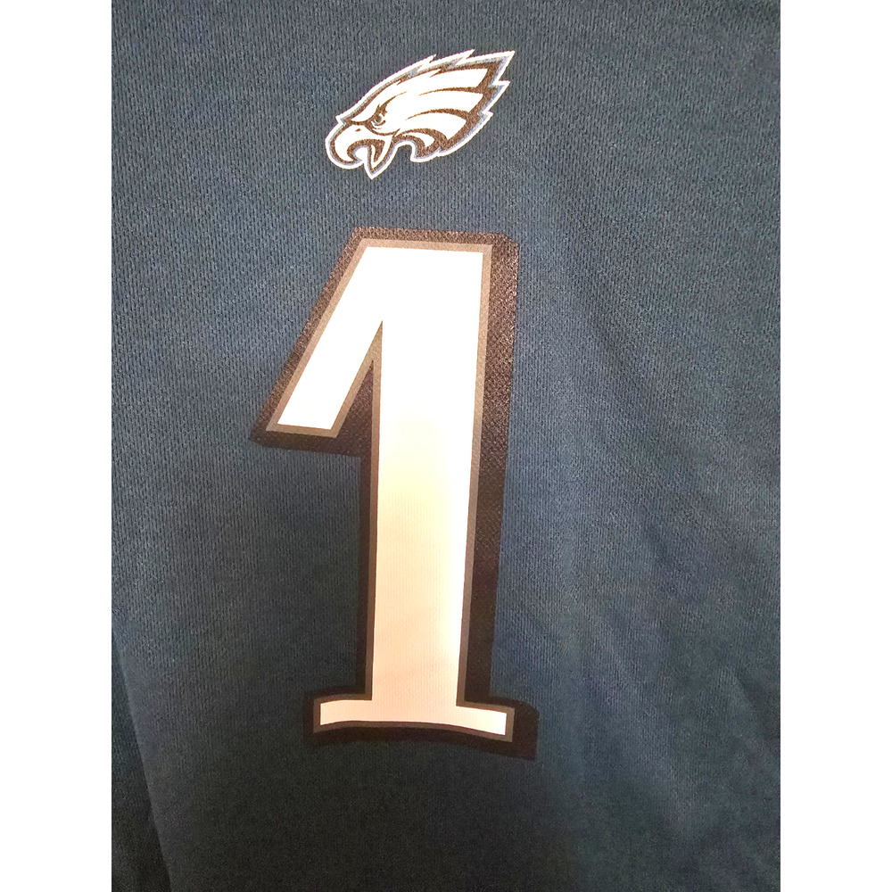 Philadelphia Eagles Jalen Hurts Jersey Womens M NWT NFL Team Apparel #1 NEW Med - Picture 4 of 10